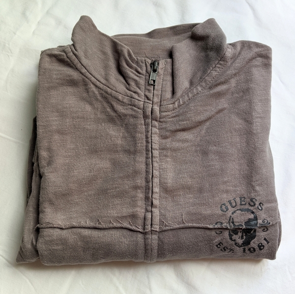 Guess skull zip sweatshirt - Picture 3 of 6